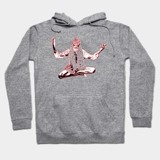 Lotus pose Yoga  Man Serenity Calm Mindfulness Meditation Hoodie